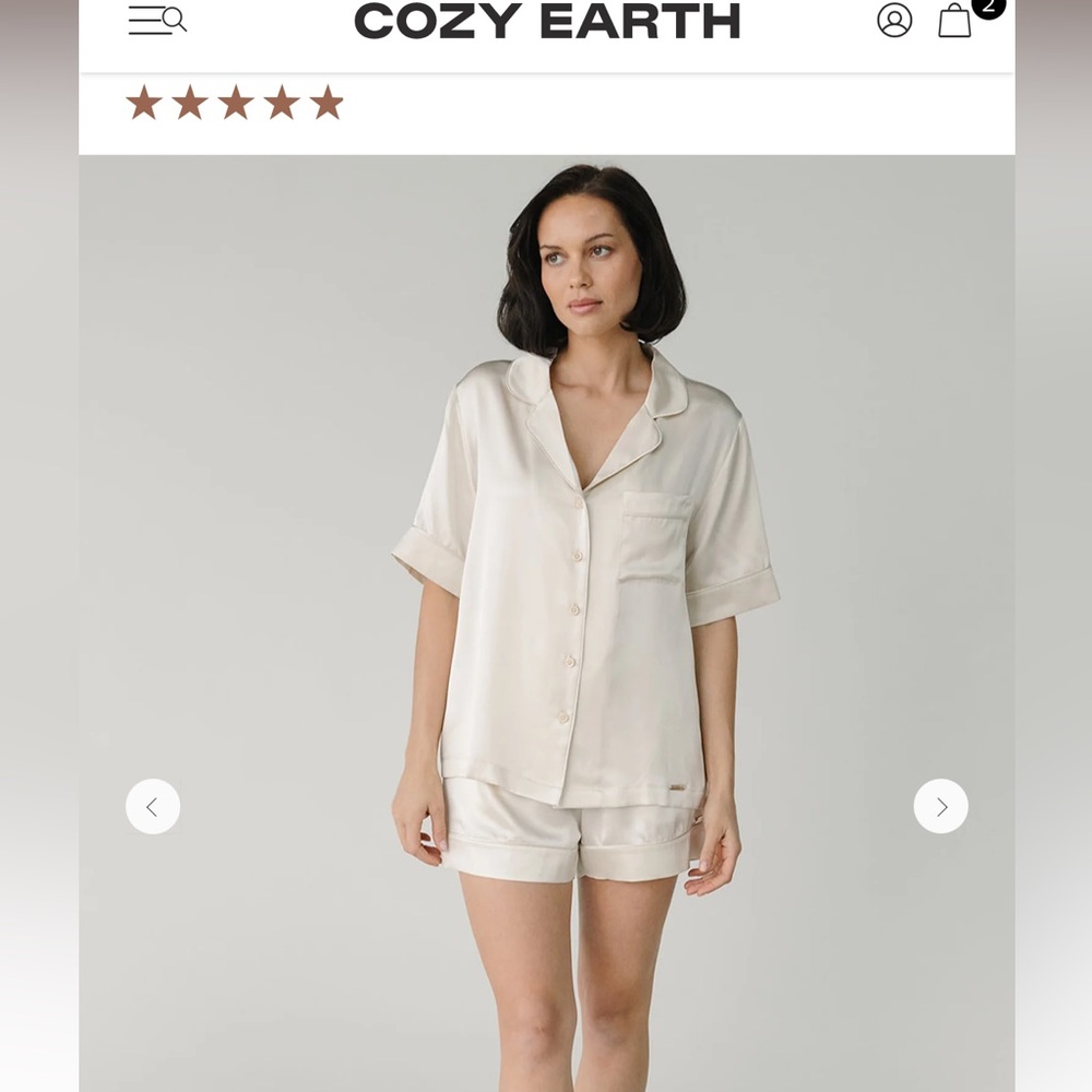 Cozy Earth Silk Pajamas
